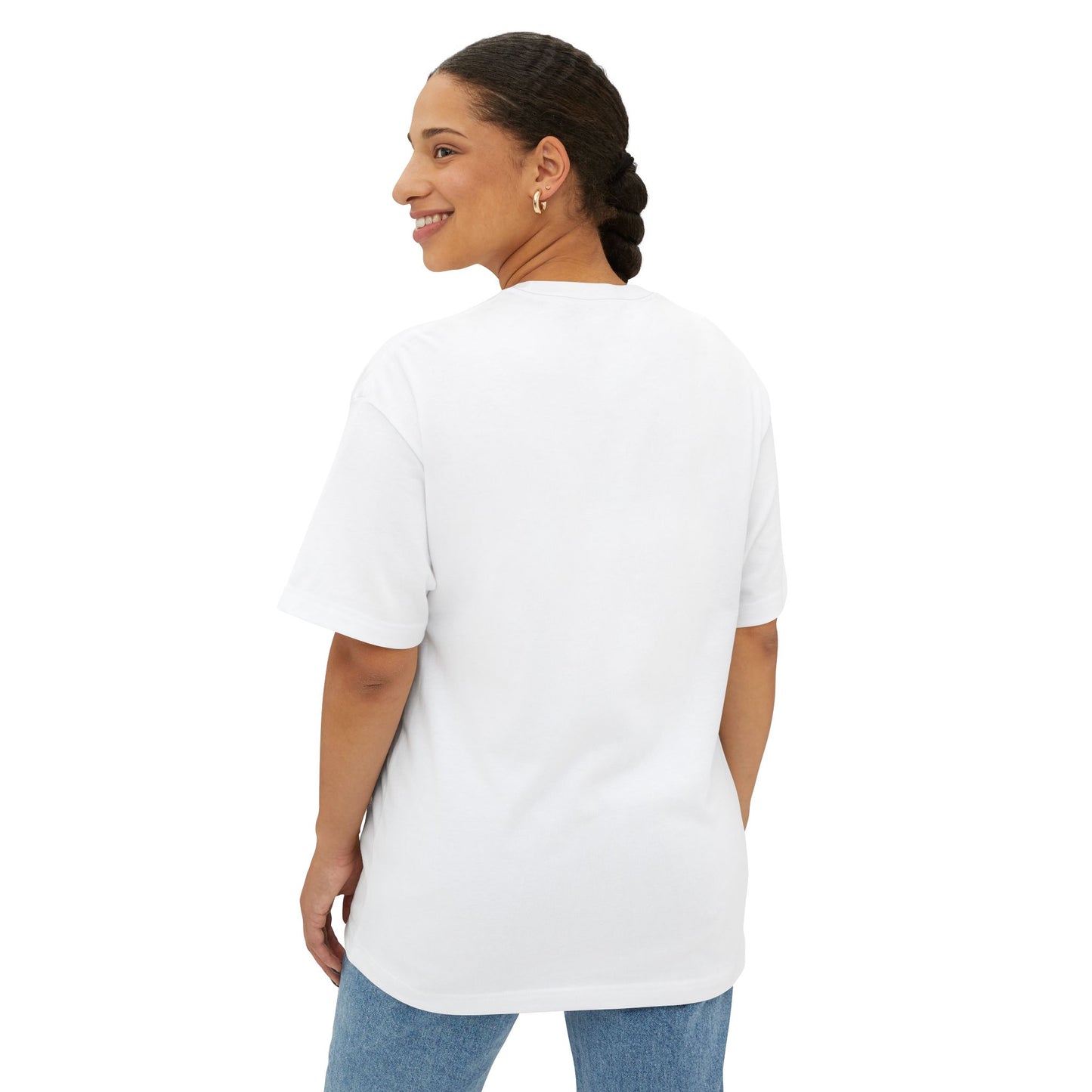 I Love FUPA Unisex Oversized Boxy Tee | Body Positivity Graphic Tee