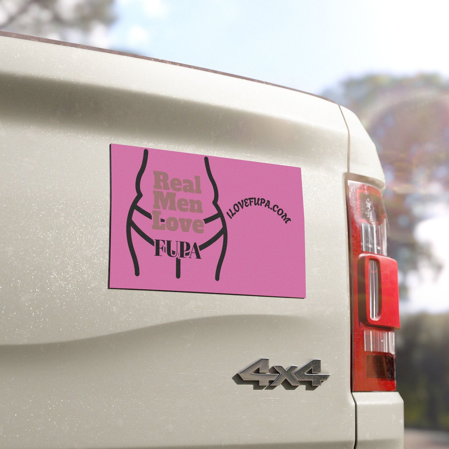 Playful Car Magnets - I Love Fupa