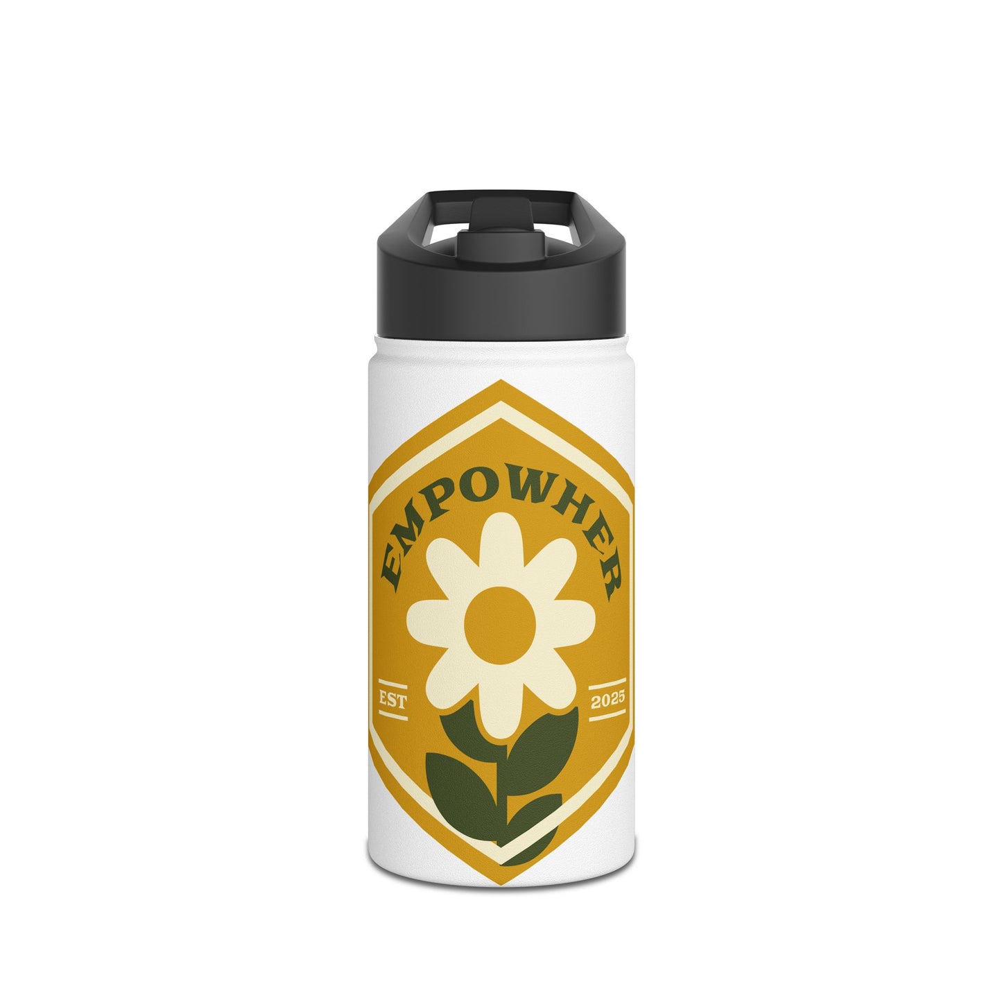 EmpowHer Stainless Steel Water Bottle - Eco-Friendly Drinkware for Active Lifestyles