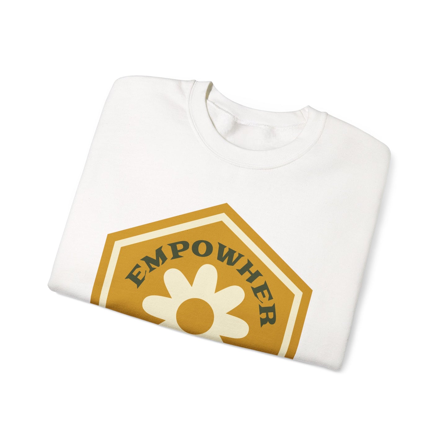 EmpowHer Sweatshirt | Cozy Unisex Crewneck, Motivation Apparel