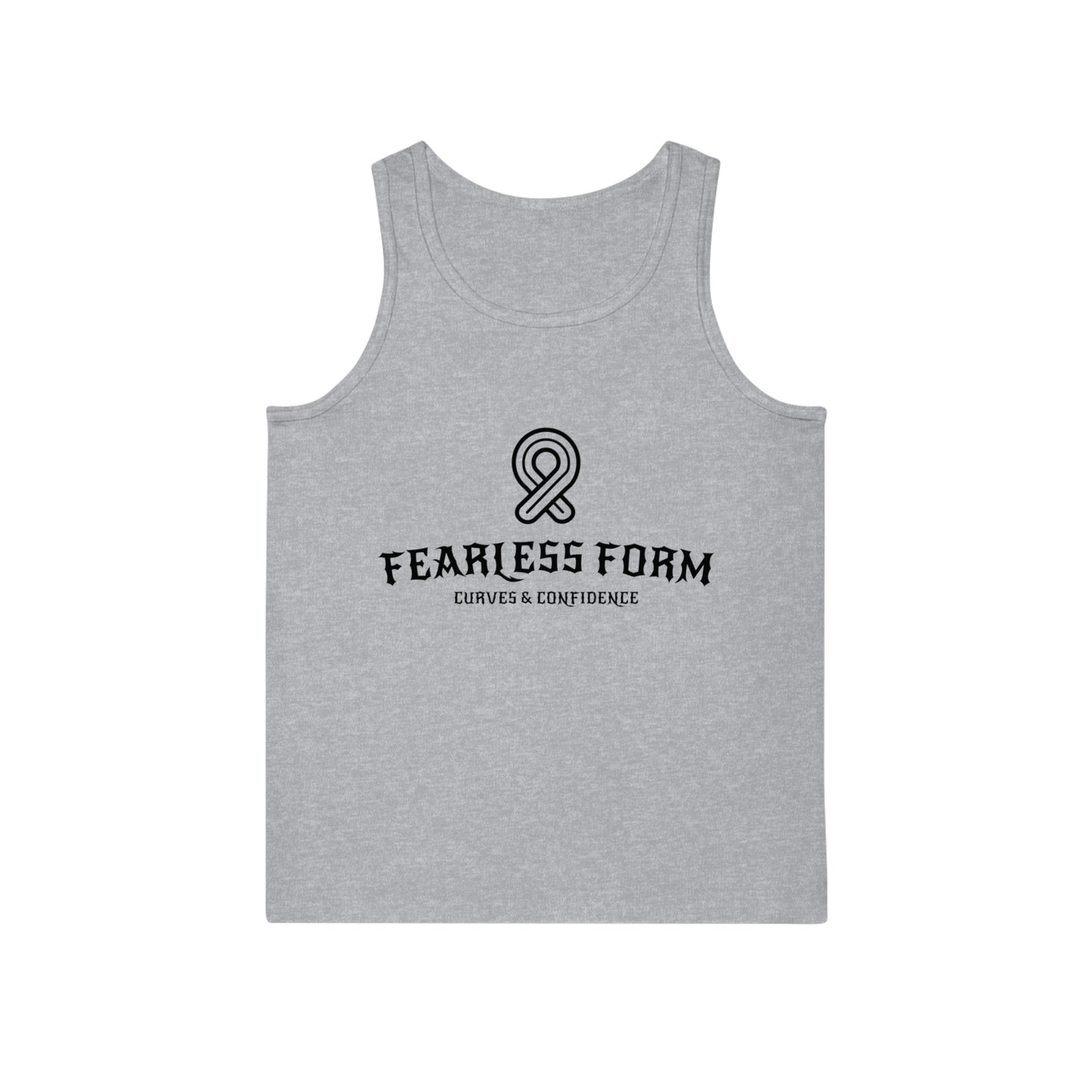 Fearless Form Unisex Tank Top - Curves & Confidence, Summer Outfit, Workout Gear