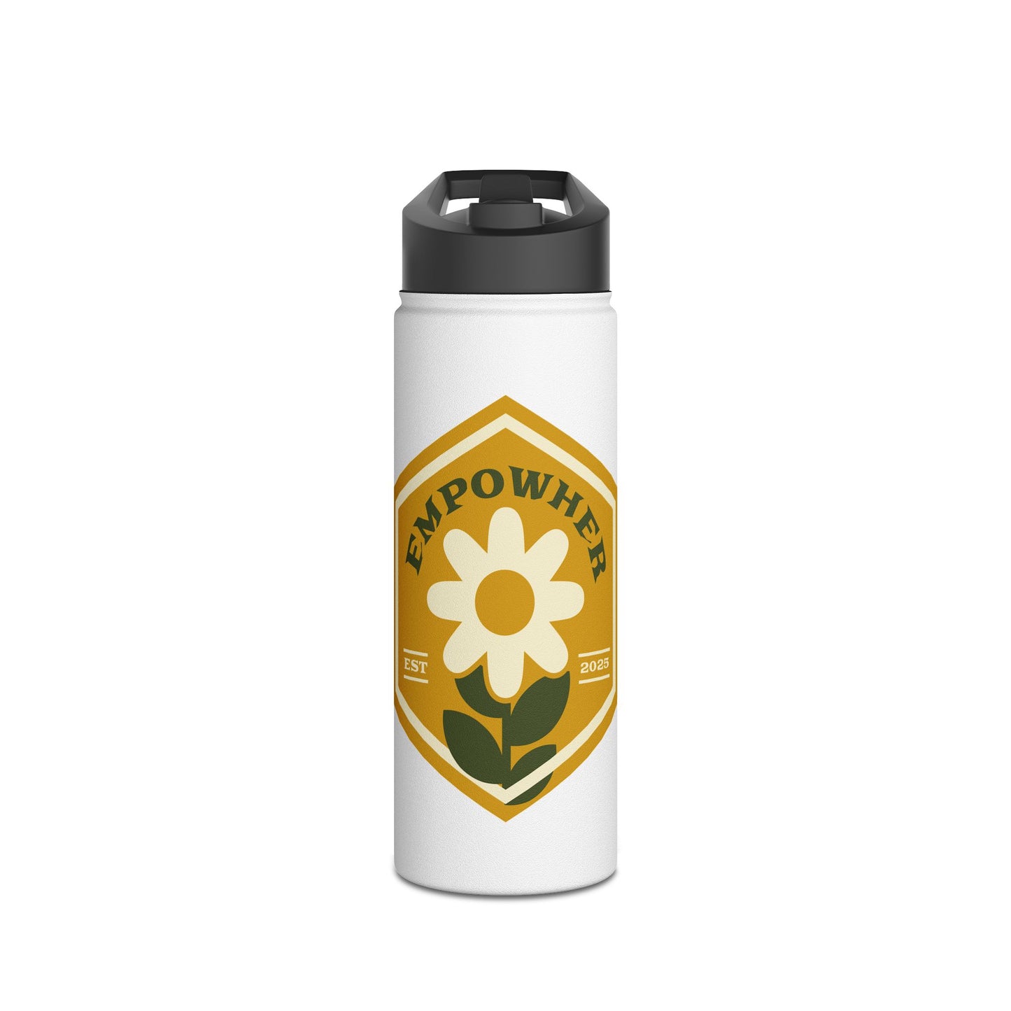 EmpowHer Stainless Steel Water Bottle - Eco-Friendly Drinkware for Active Lifestyles