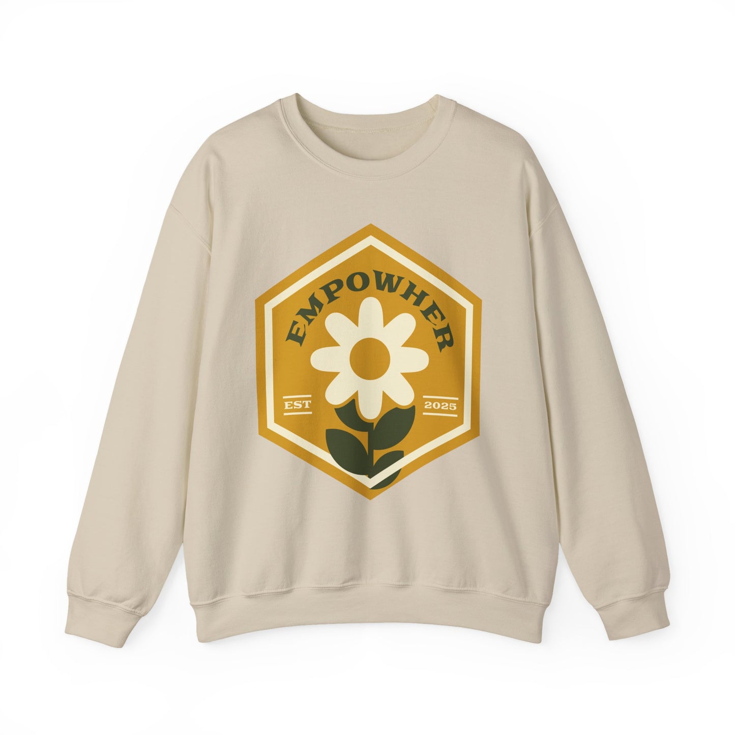 EmpowHer Sweatshirt | Cozy Unisex Crewneck, Motivation Apparel