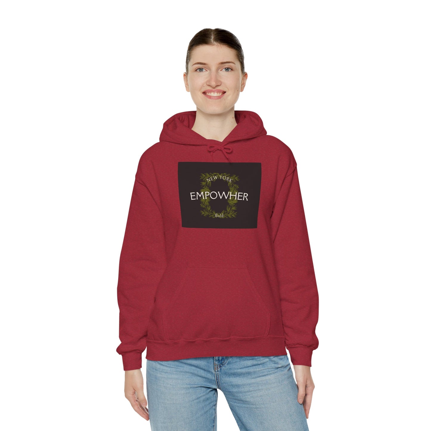 Empower HER Hoodie, Unisex Inspirational Sweatshirt