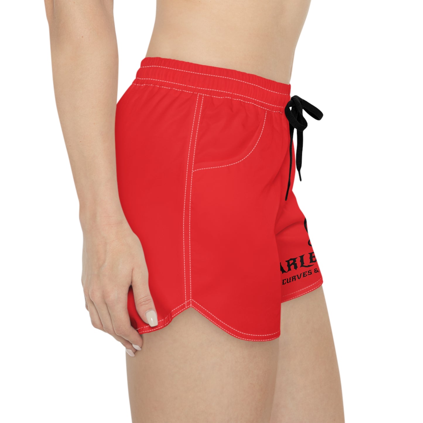 Fearless Form Women's Casual Shorts - Confidence & Curves, Summer Vibes