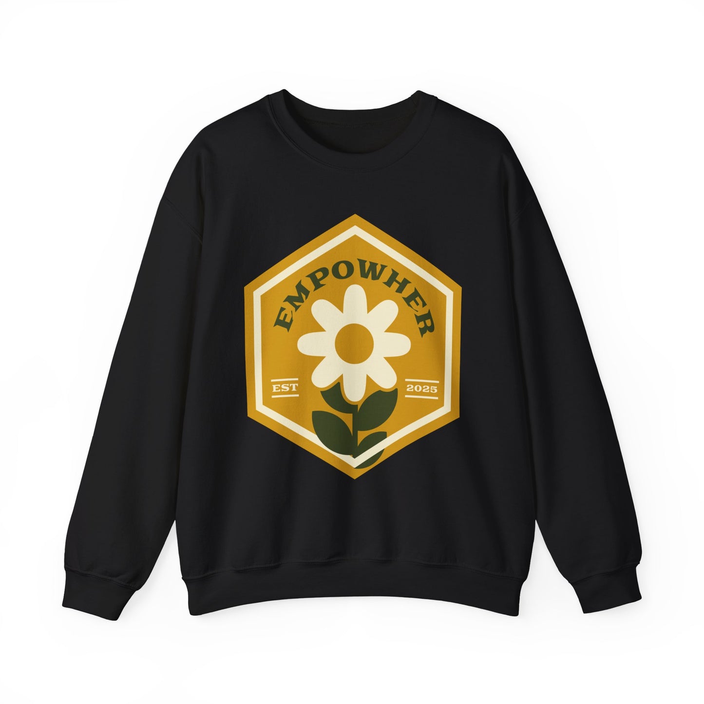 EmpowHer Sweatshirt | Cozy Unisex Crewneck, Motivation Apparel
