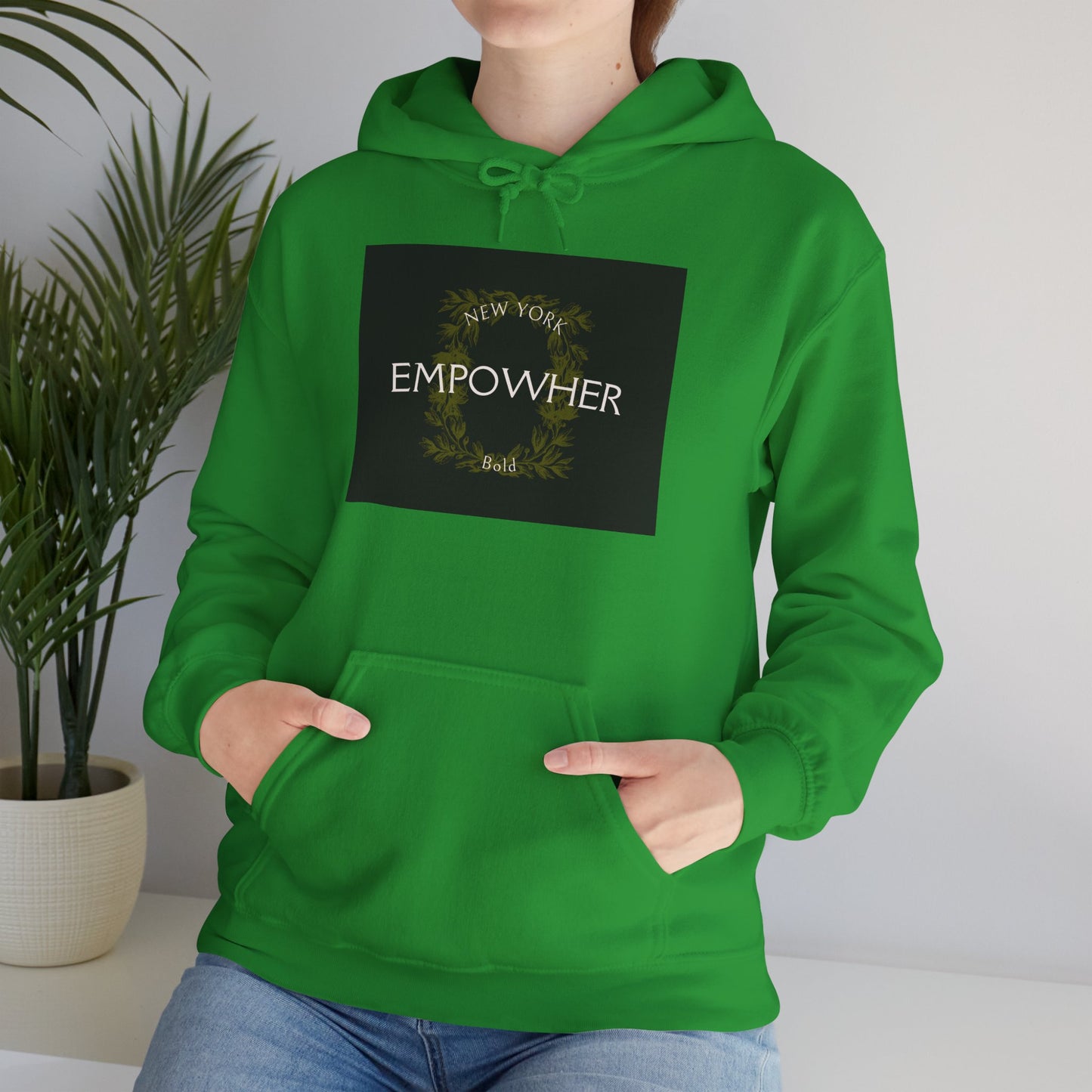 Empower HER Hoodie, Unisex Inspirational Sweatshirt