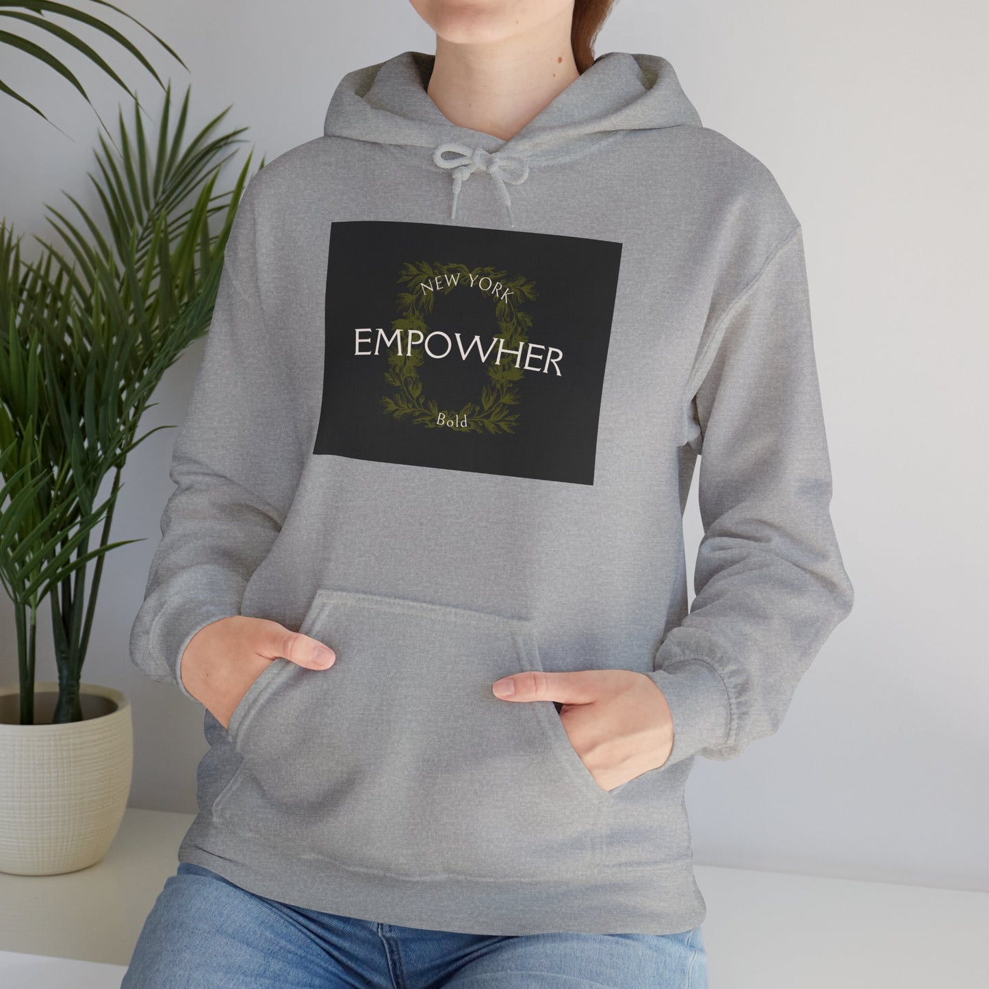 Empower HER Hoodie, Unisex Inspirational Sweatshirt