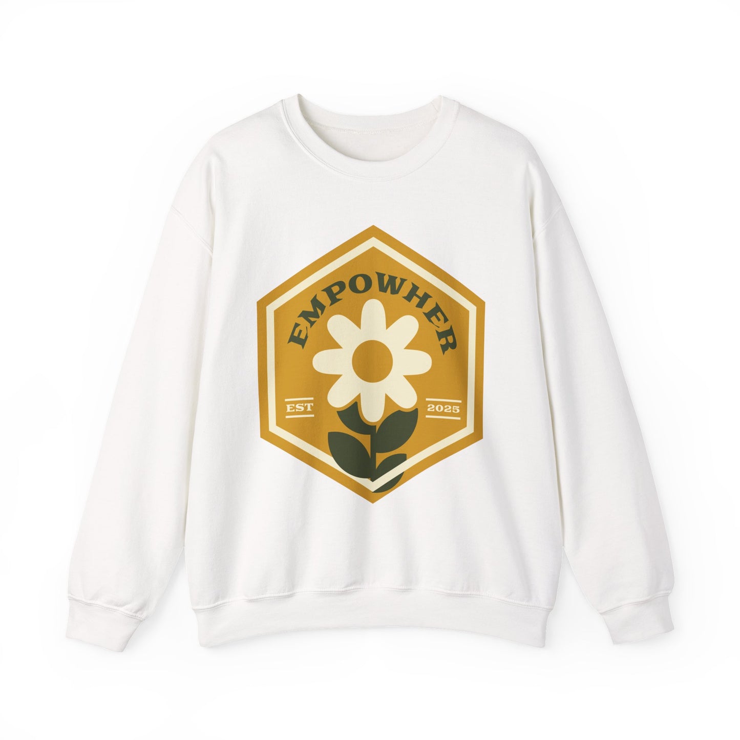 EmpowHer Sweatshirt | Cozy Unisex Crewneck, Motivation Apparel