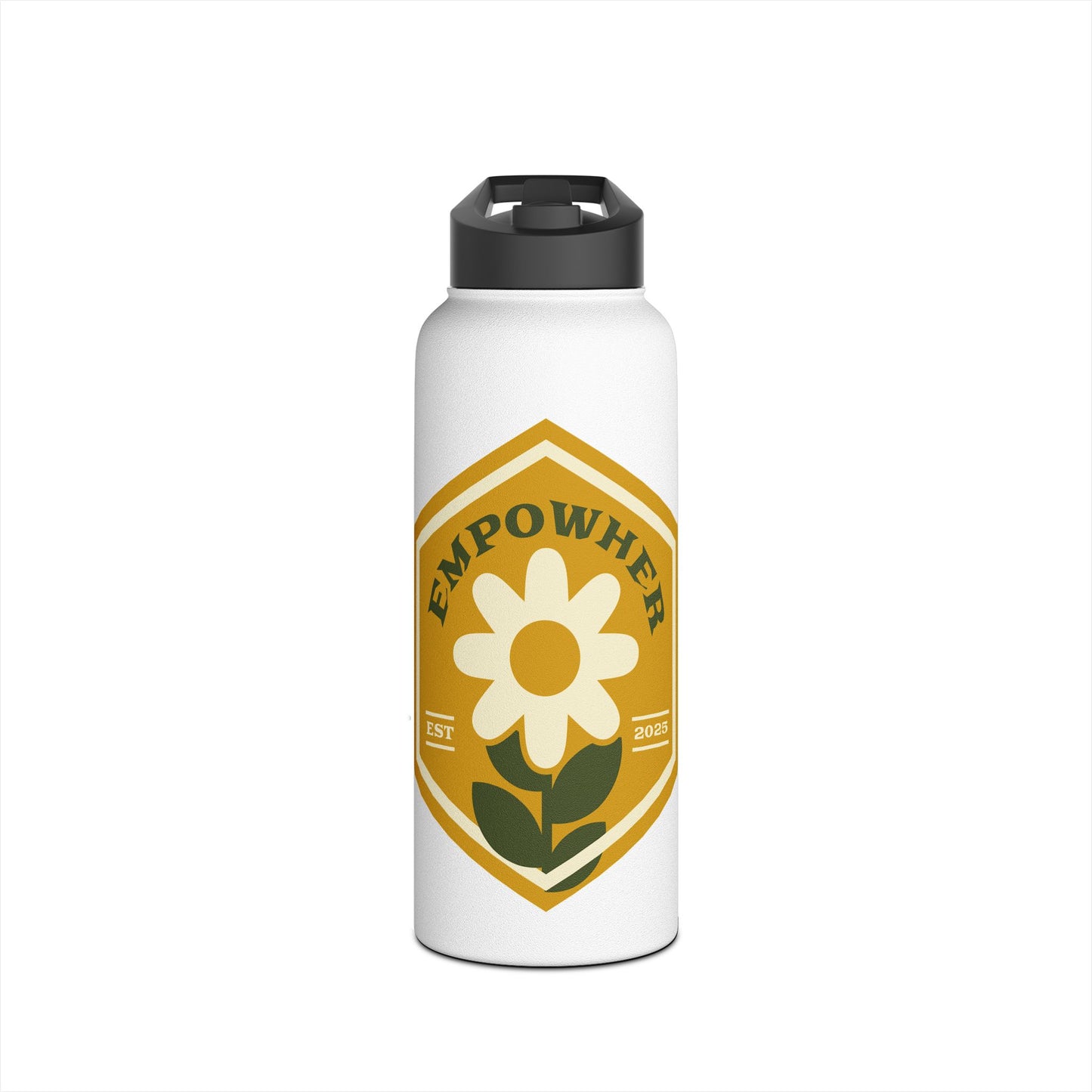 EmpowHer Stainless Steel Water Bottle - Eco-Friendly Drinkware for Active Lifestyles