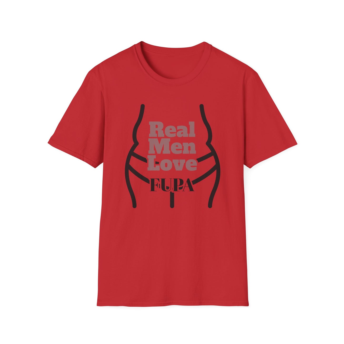 I Love Fupa Themed Unisex Softstyle T-Shirt