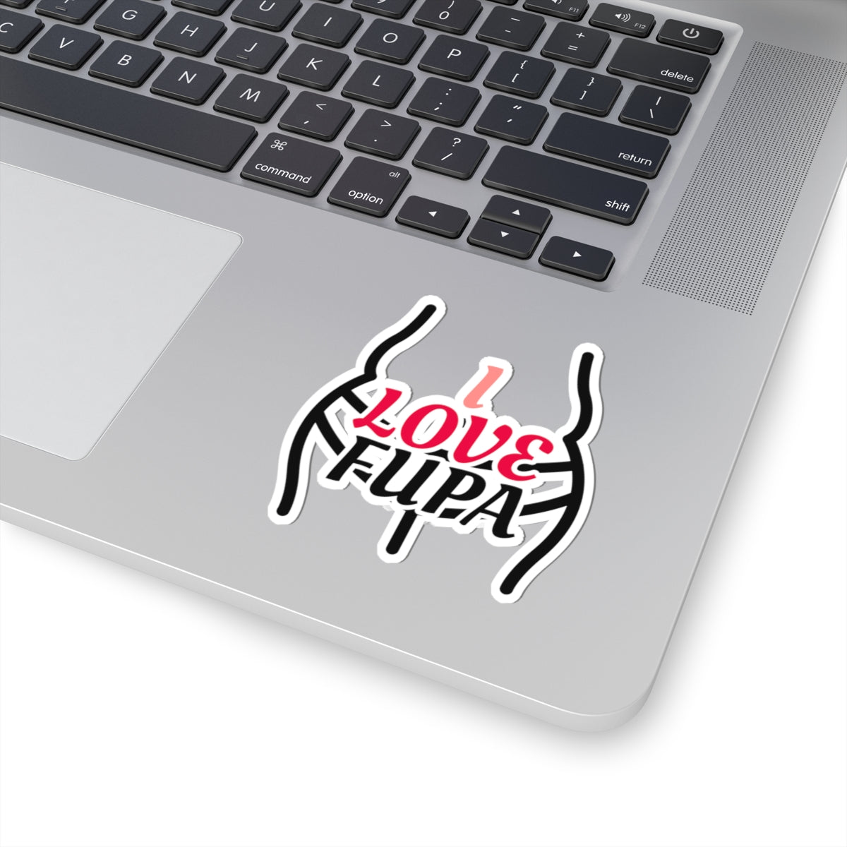 Playful Kiss-Cut Stickers for Self-Love, Laptop Decor, FUPA Awareness, Humorous Gifts, Body Positivity Stickers