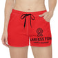 Fearless Form Women's Casual Shorts - Confidence & Curves, Summer Vibes