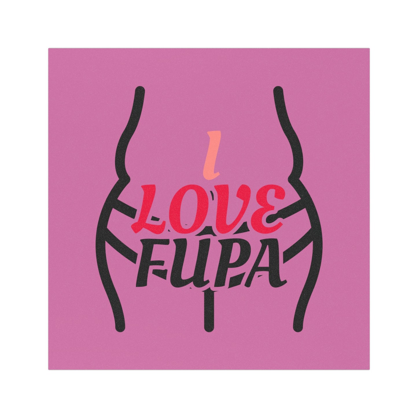 Playful Car Magnets - I Love Fupa