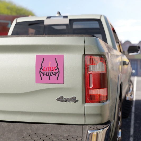 Playful Car Magnets - I Love Fupa