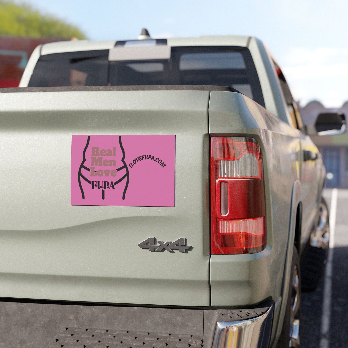 Playful Car Magnets - I Love Fupa